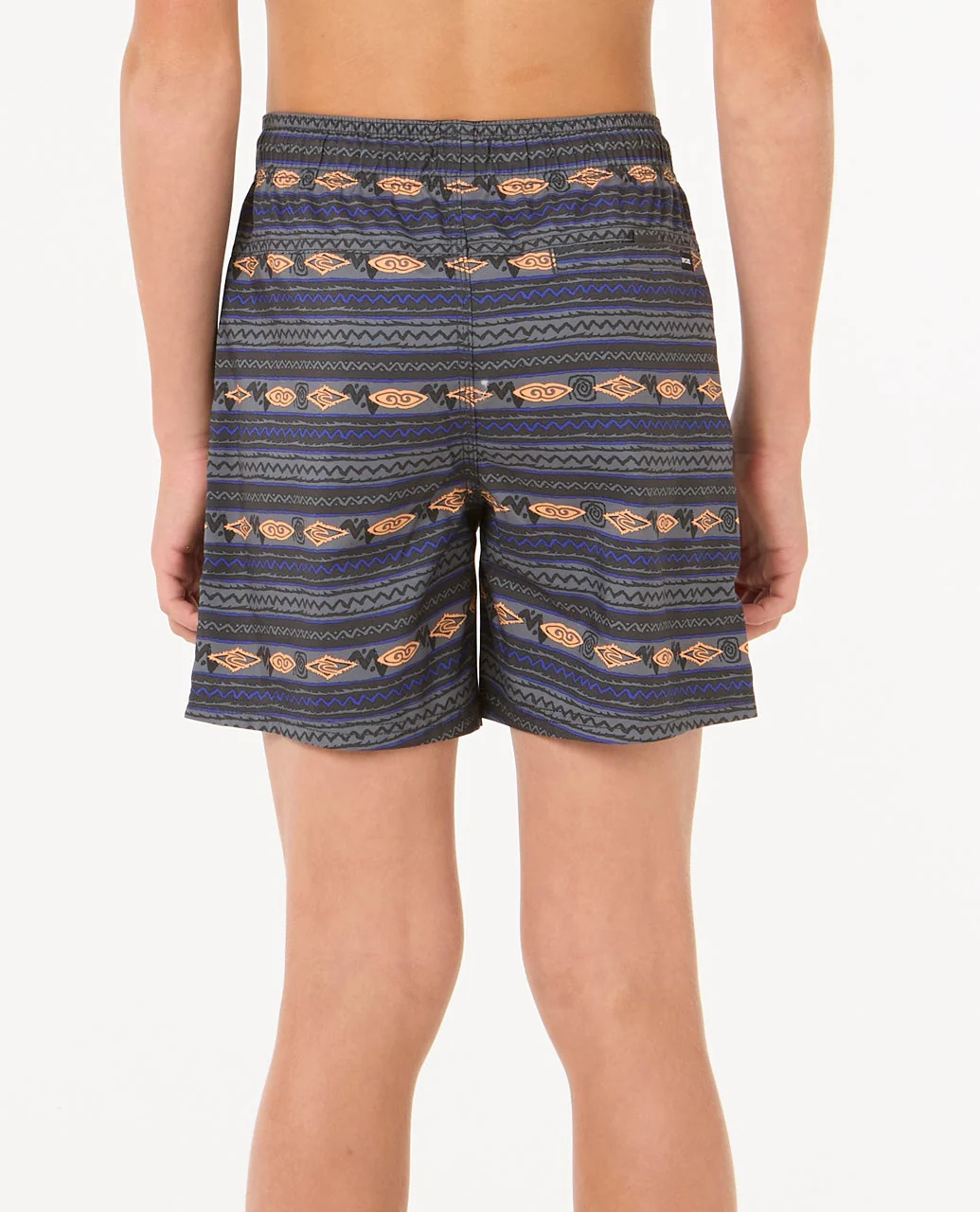 Raw Energy Stripe Volley Boardshorts - Kids - Image 3