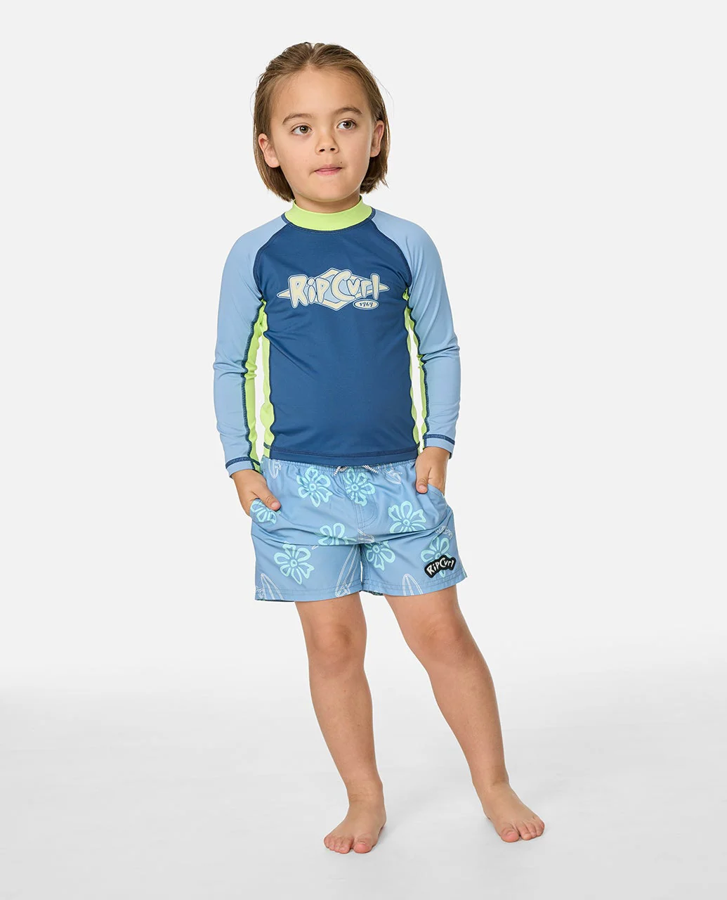 Ride The Wave UPF Long Sleeve Rash Vest - Kids - Image 3