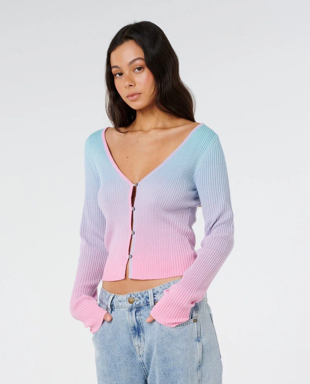 Catalina Ombre Knit Top - Image 3