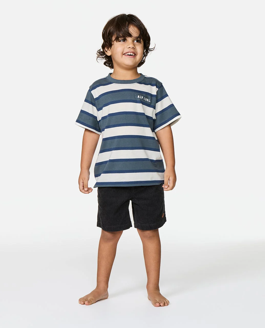Surf Check Stripe Tee - Kids - Image 3