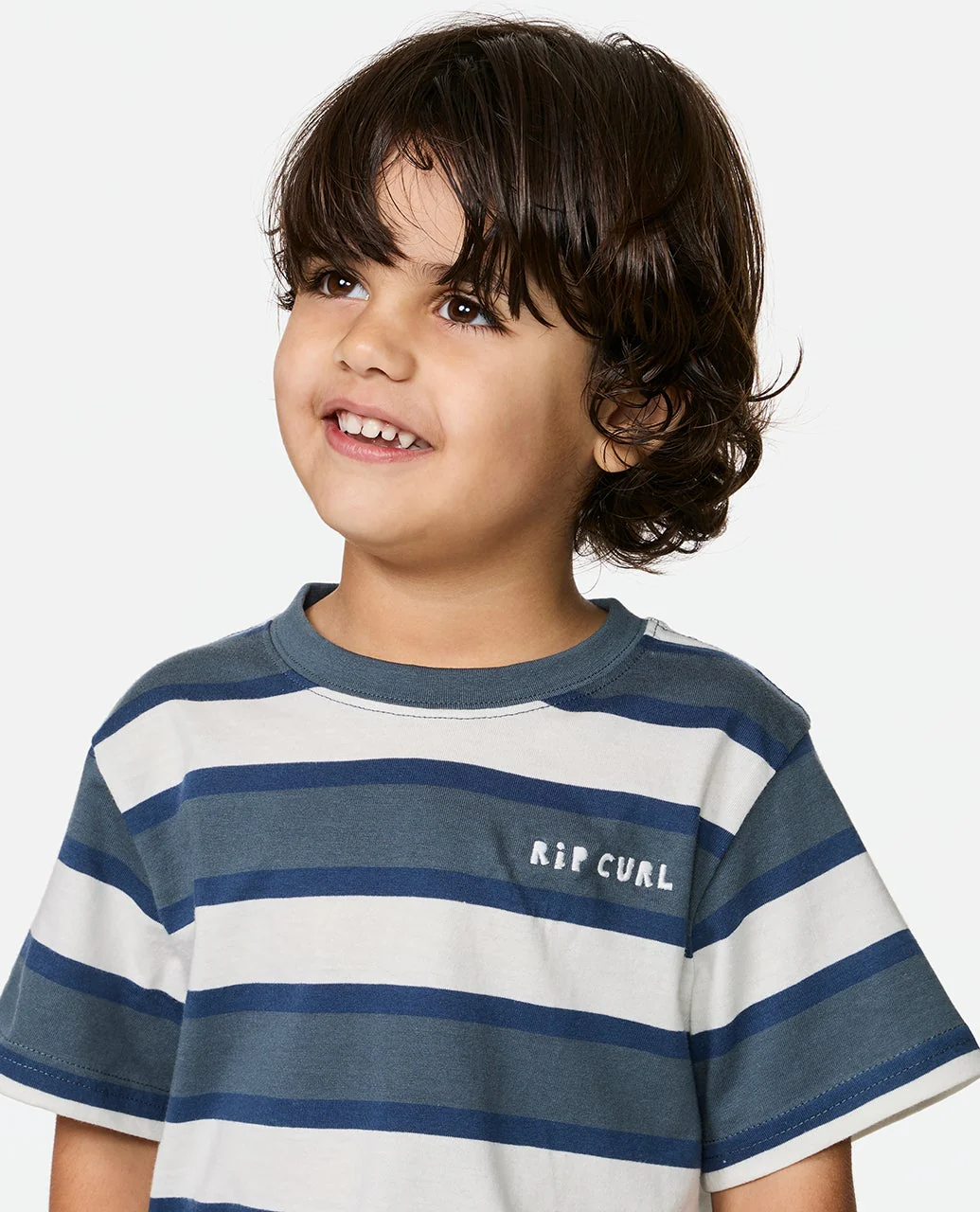 Surf Check Stripe Tee - Kids - Image 4