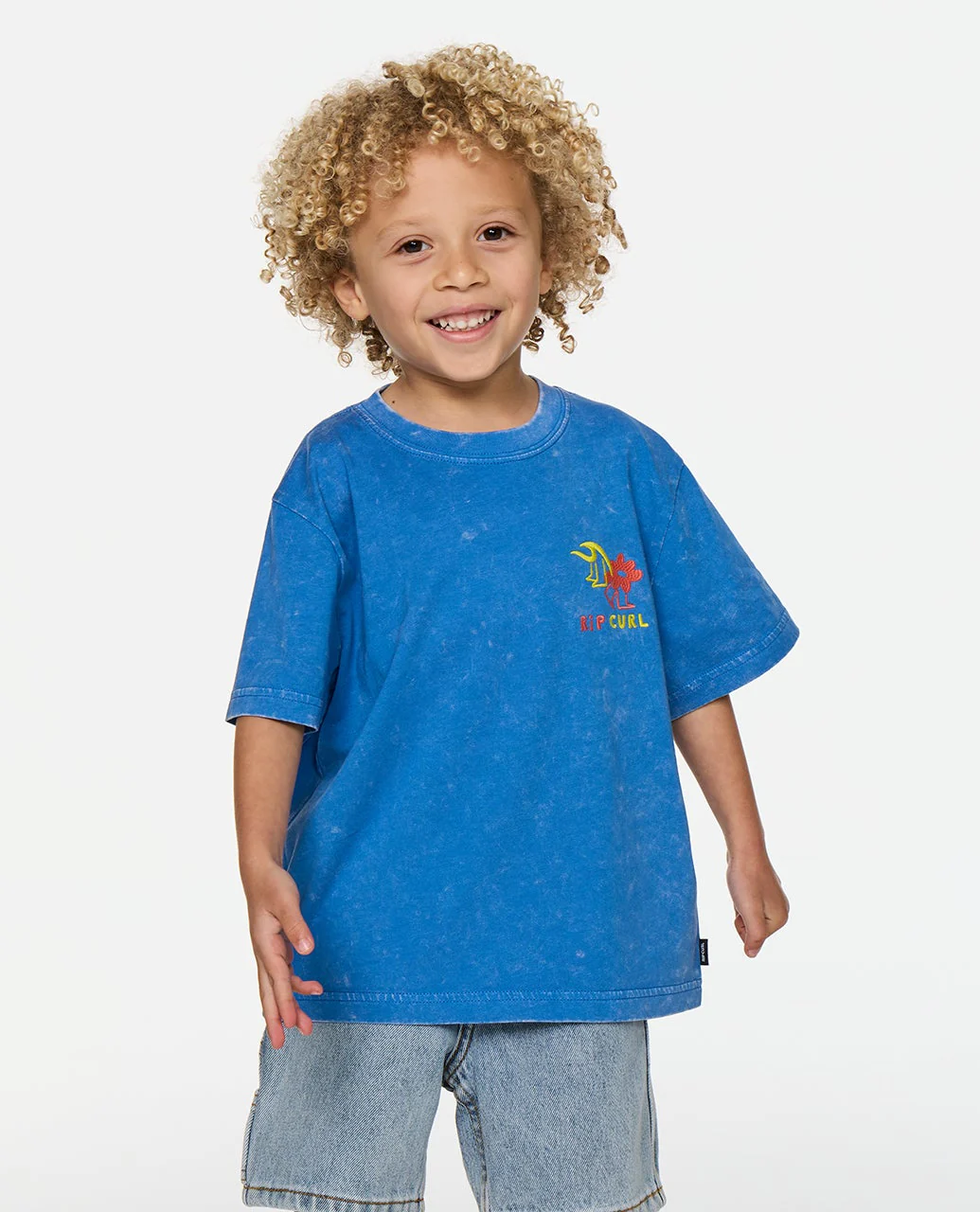 Surf Check Wash Tee - Kids