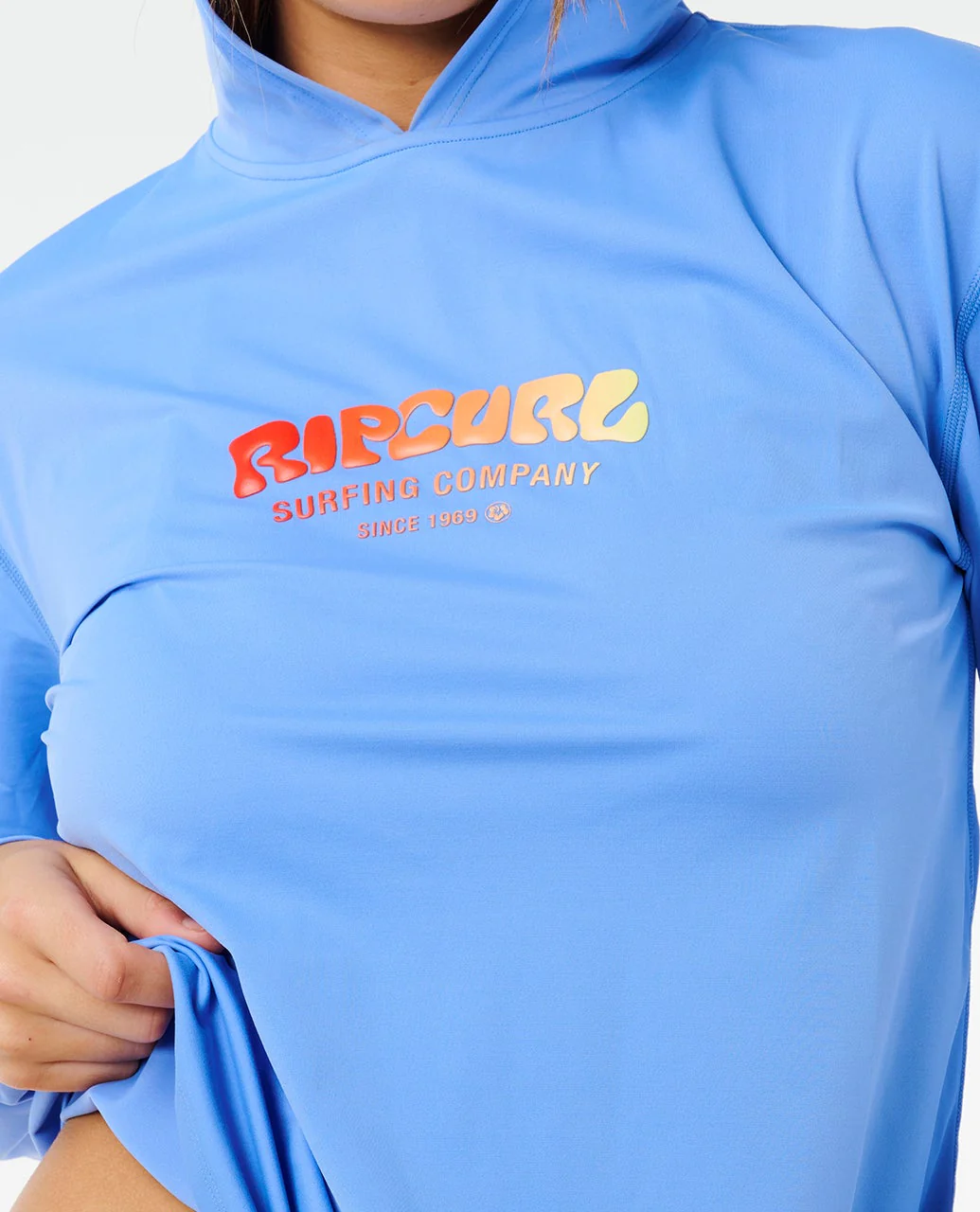 Surf Puff Hooded Long Sleeve UPF Rash Vest - Image 5