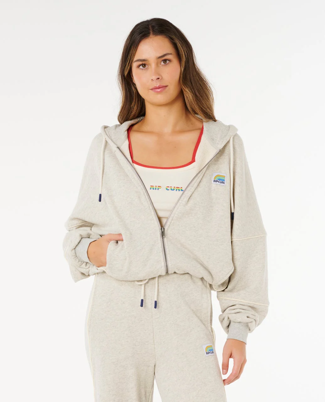Surf Side Spliced Zip Through