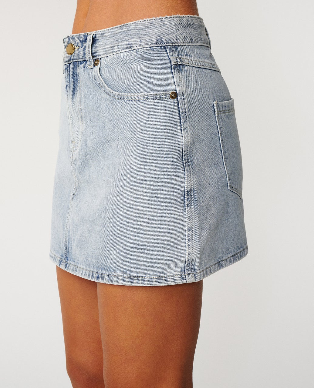 Tabby 2.0 Denim Mini Skirt - Image 2