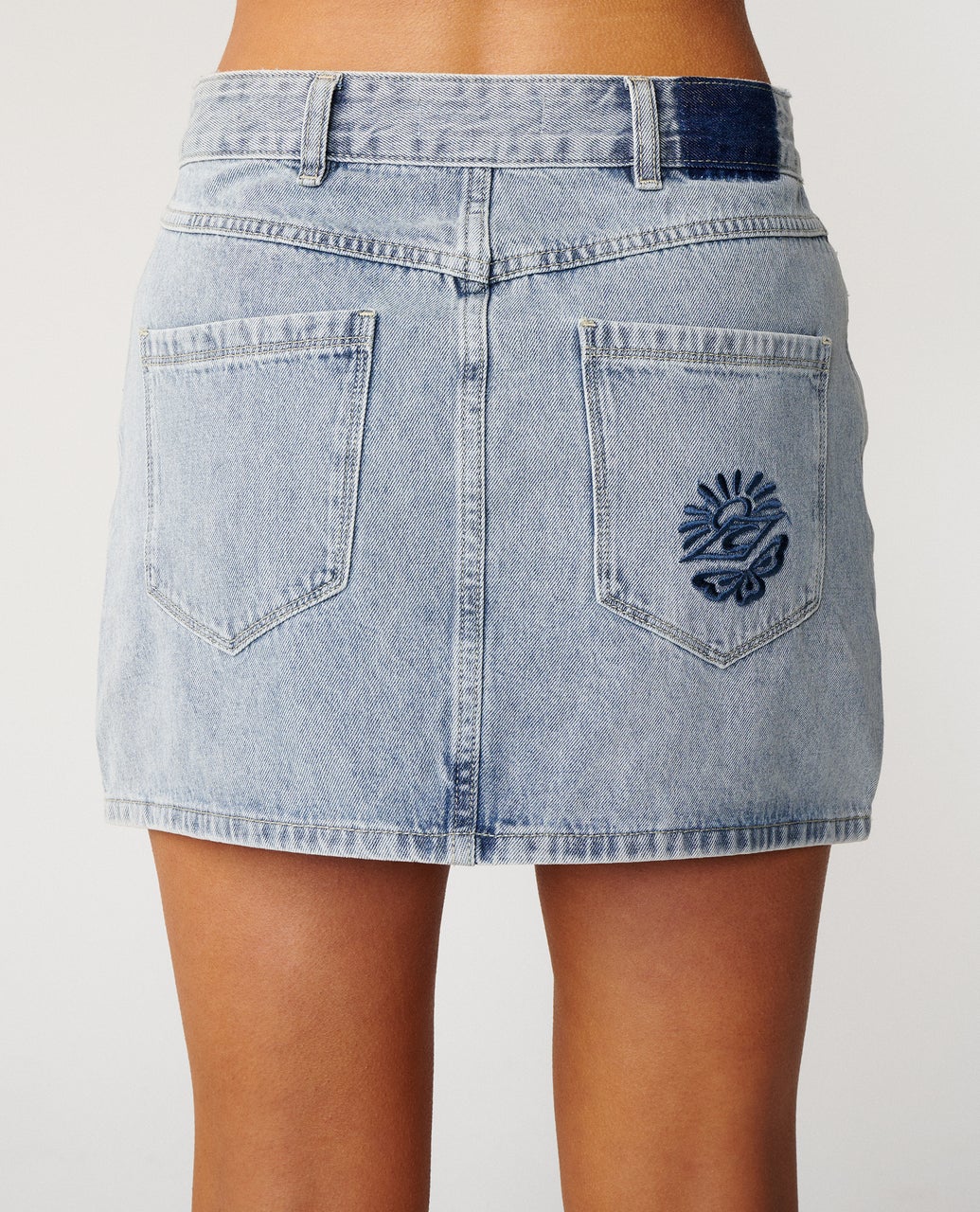Tabby 2.0 Denim Mini Skirt - Image 3