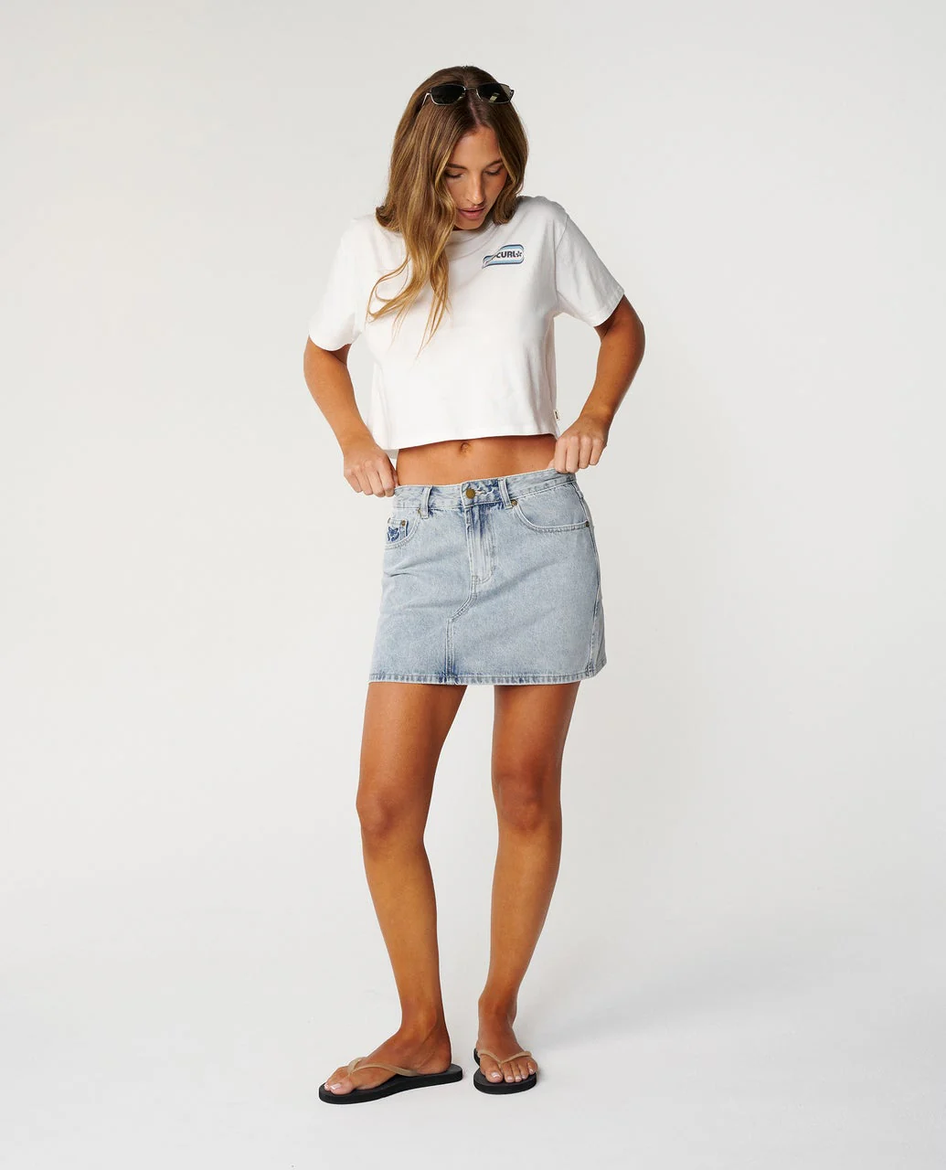 Tabby 2.0 Denim Mini Skirt - Image 4