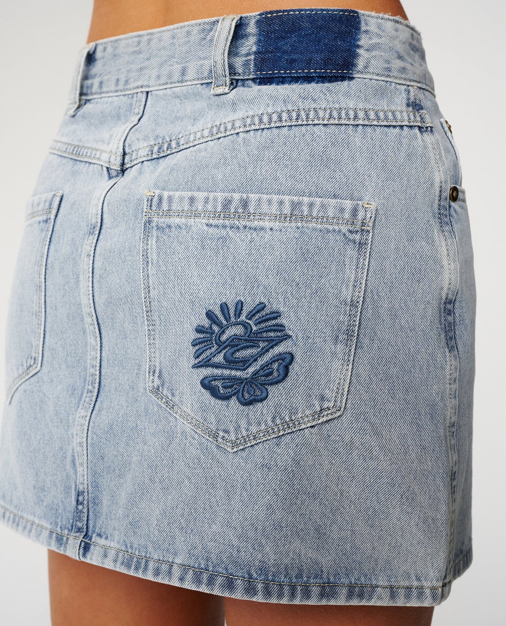 Tabby 2.0 Denim Mini Skirt - Image 5