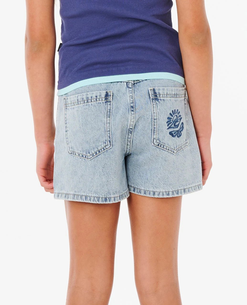 Tabby Denim Short - Kids - Image 3