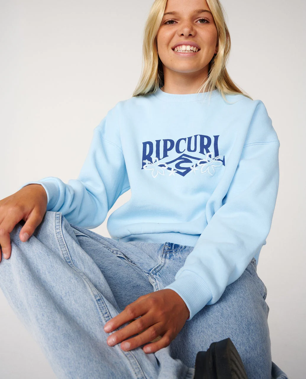 Tropical Cropped Crew - Kids - Image 6