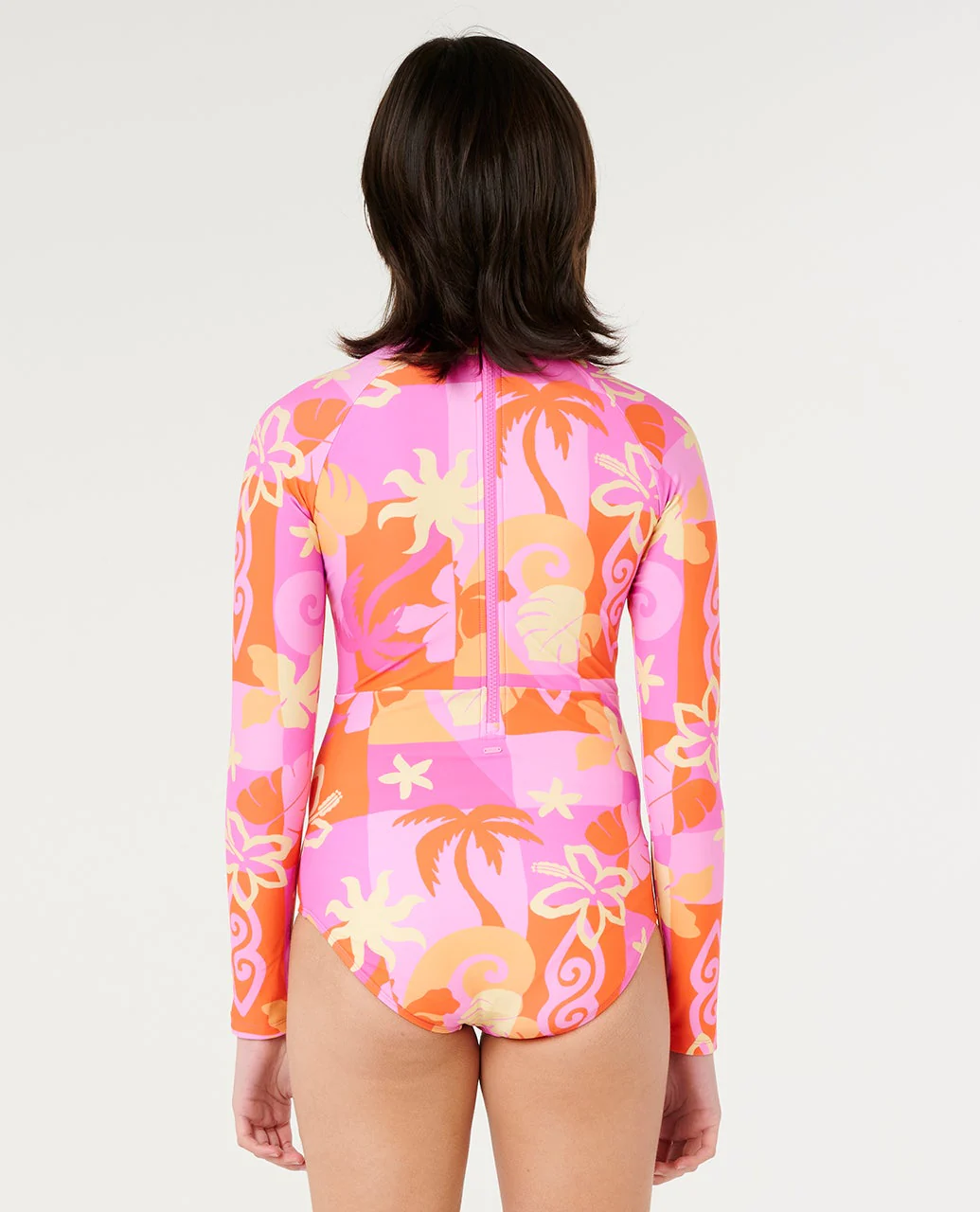 Tropical Dawn Long Sleeve Surfsuit- Kids - Image 3