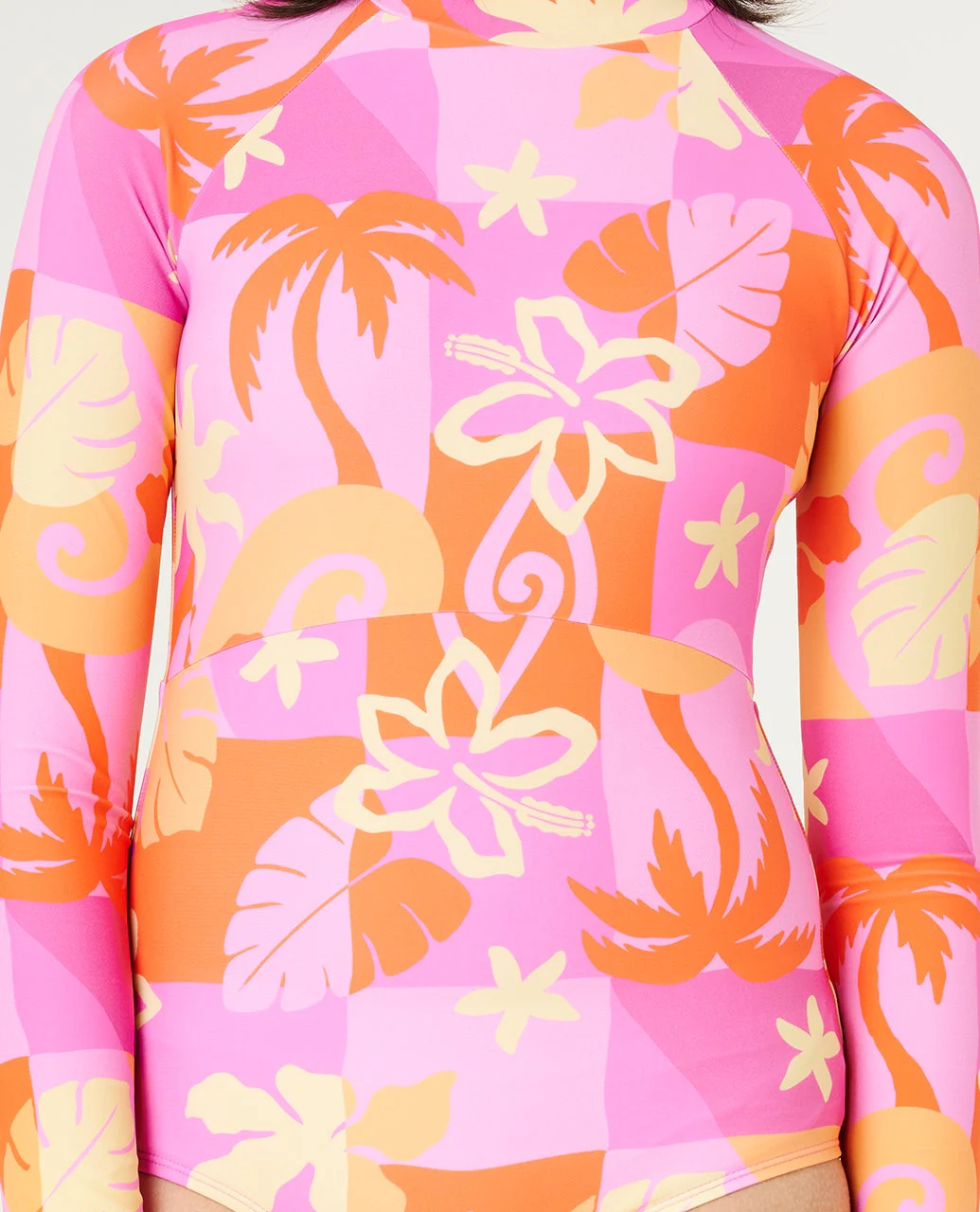 Tropical Dawn Long Sleeve Surfsuit- Kids - Image 5
