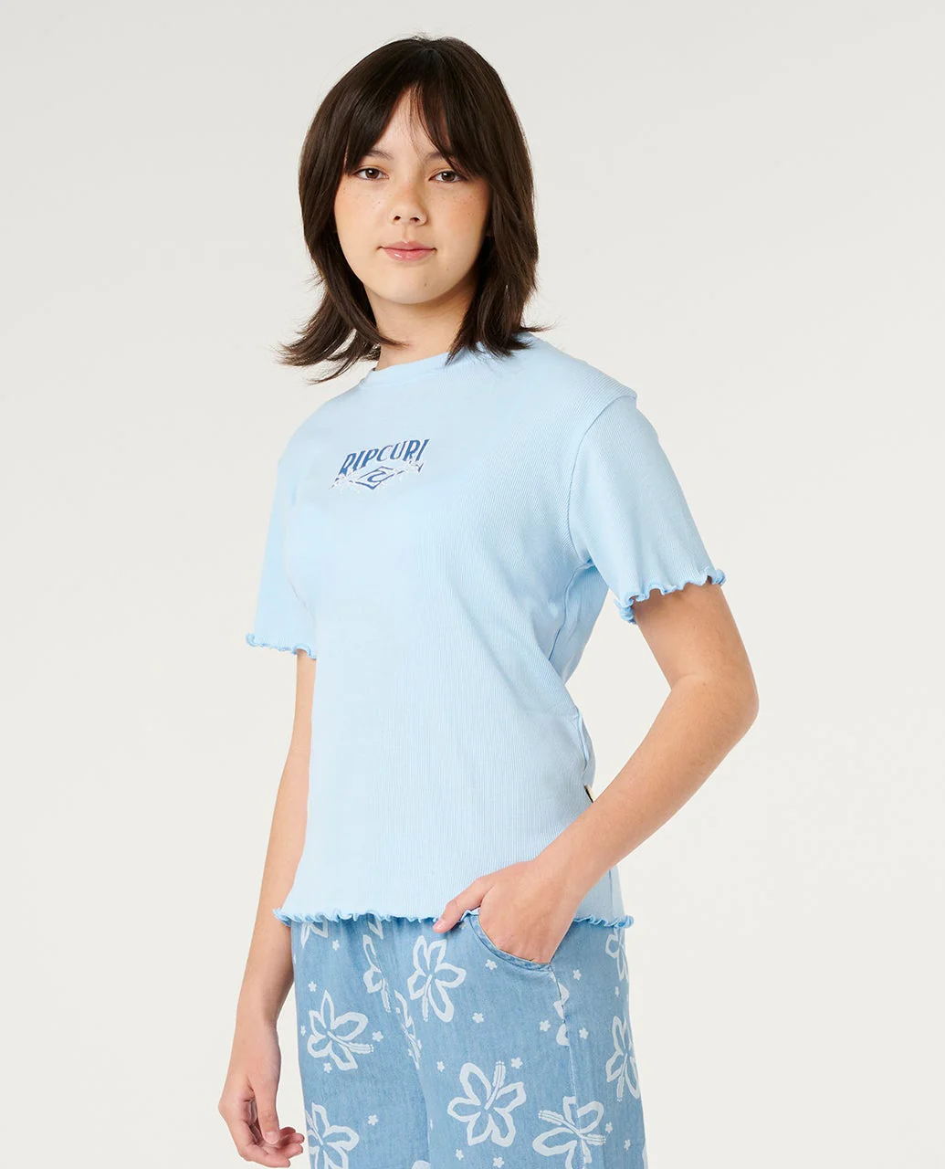 Tropical Dawn Rib Tee - Kids - Image 2