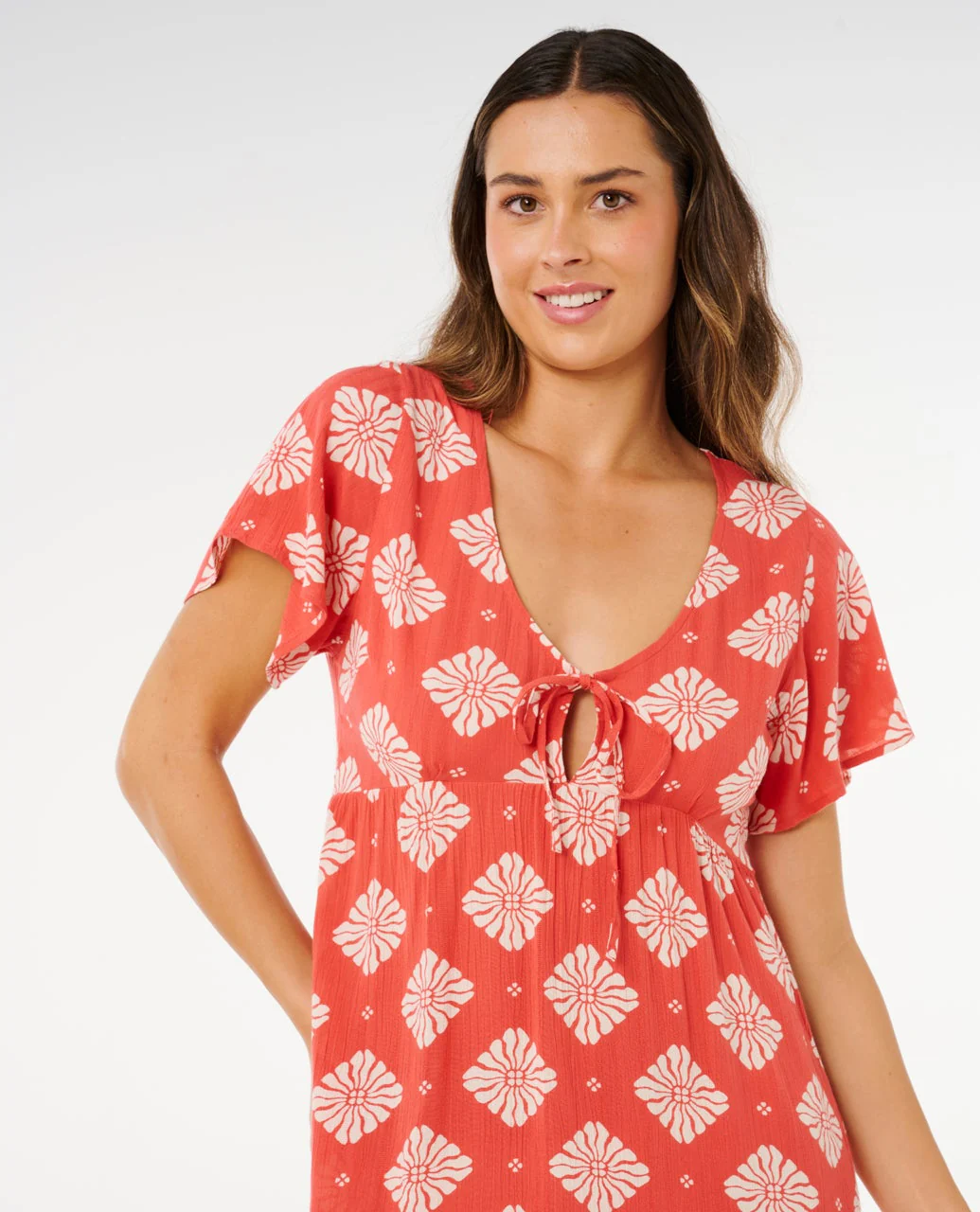 Ventura Tiered Short Sleeve Dress - Image 6