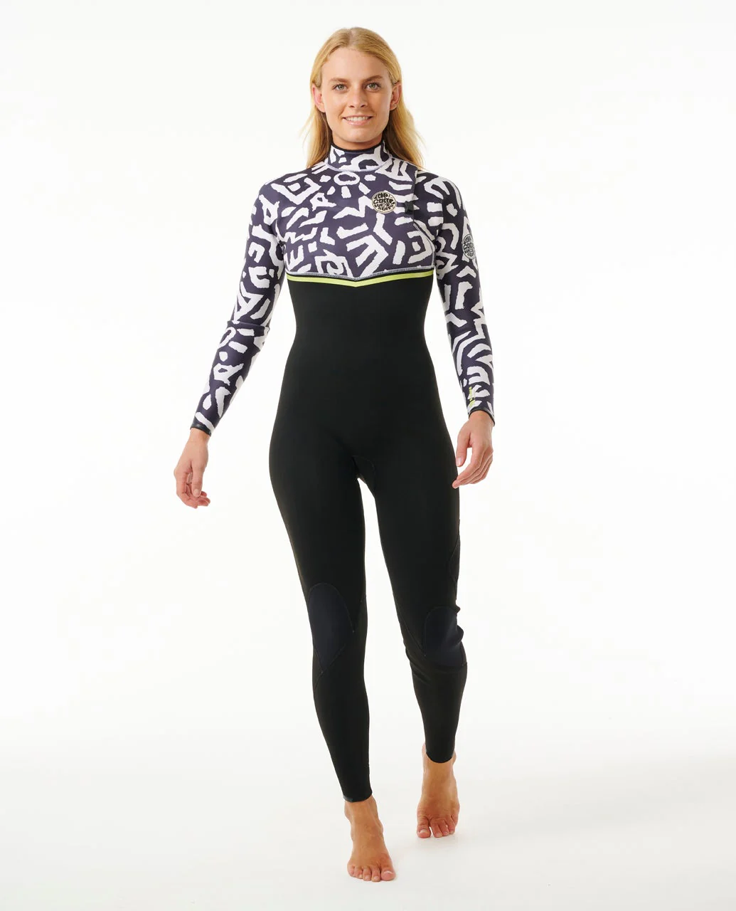 Women Ebomb 3/2 Zip Free Sublimed Wetsuit - Image 4